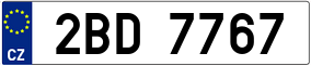 Truck License Plate